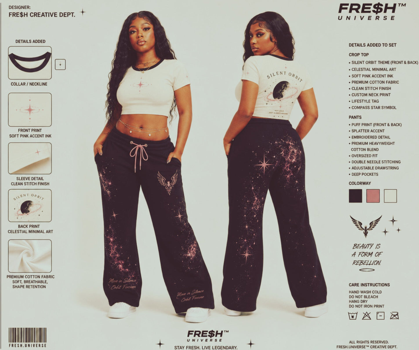 SILENT ORBIT FEMALE CROPS! - FRE$H UNIVERSE™FRE$H UNIVERSE™SILENT ORBIT FEMALE CROPS!CropsFRE$H UNIVERSE™